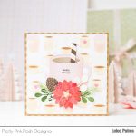 Pretty Pink Posh Layered Coffee Cups Stencil Set