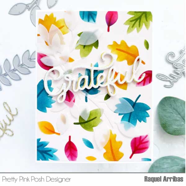 Pretty Pink Posh Layered Foliage Stencils (2 Pack)