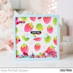 Pretty Pink Posh Layered Strawberries Stencils