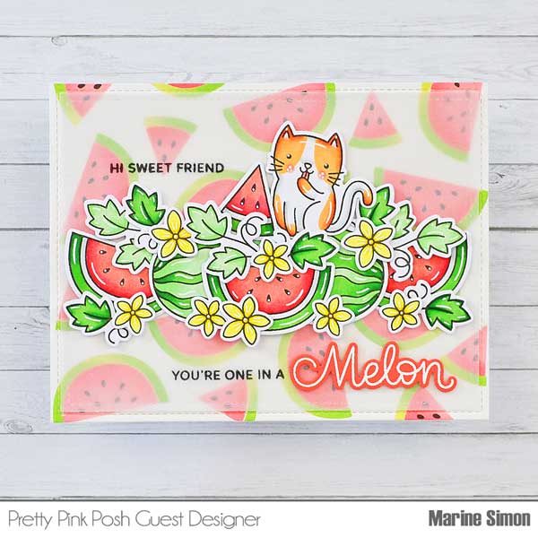 Pretty Pink Posh Layered Watermelon Stencils