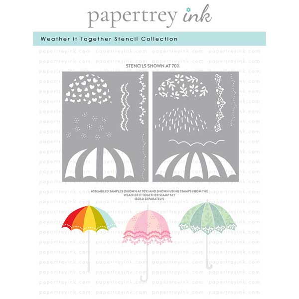 Papertrey Ink Weather It Together Stencils