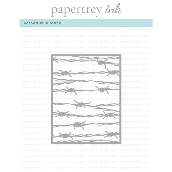 Papertrey Ink Barbed Wire Stencil