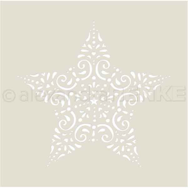 Alexandra Renke Ornament Star Stencil