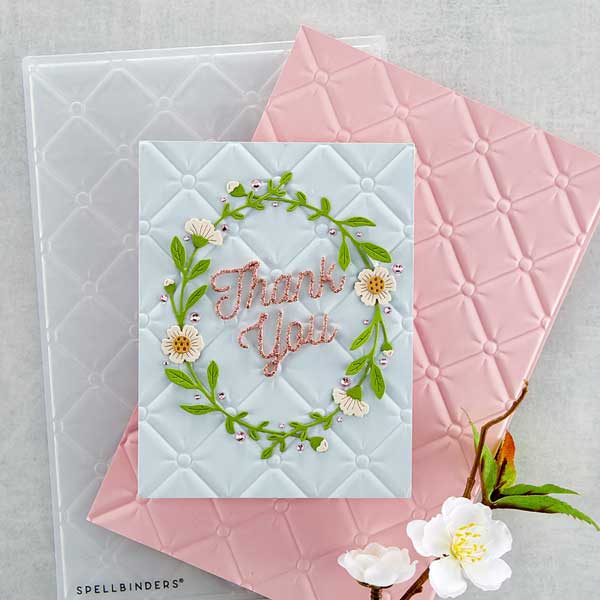 Spellbinders 3D Embossing Folder - Tufted