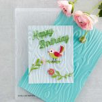 Spellbinders 3D Embossing Folder – Knock on Wood