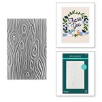 Spellbinders 3D Embossing Folder – Knock on Wood