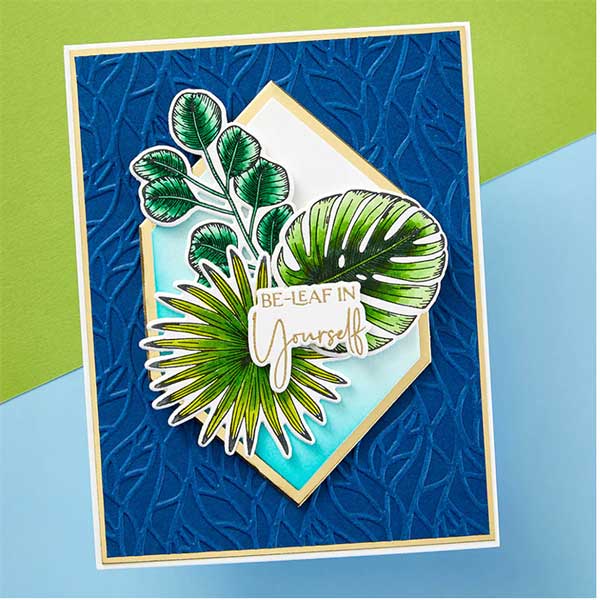 Spellbinders Leafy Helix Embossing Folder