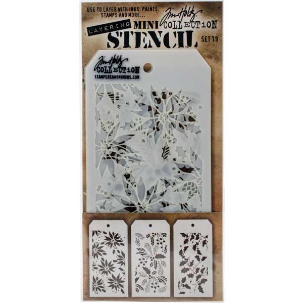 Tim Holtz Mini Layering Stencil, Set #19