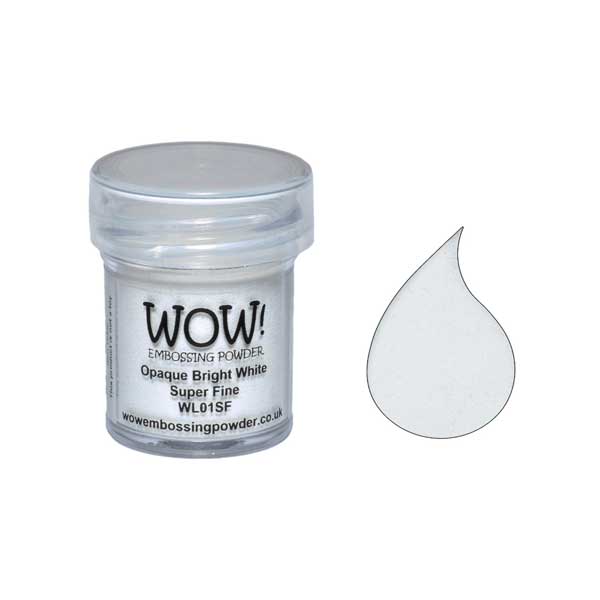 WOW! Opaque Bright White Super Fine Embossing Powder