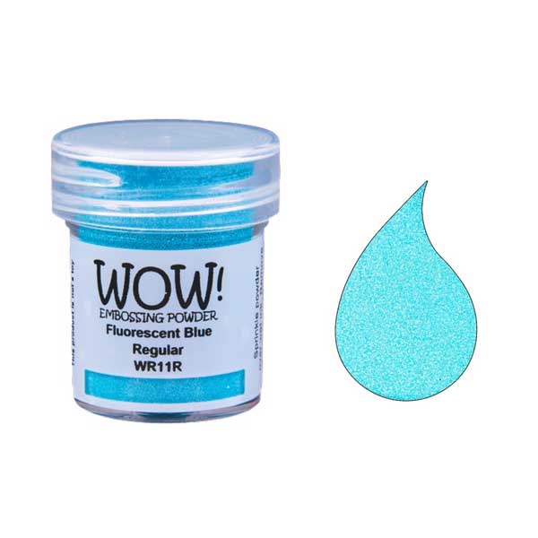 WOW! Fluorescent Blue Embossing Powder