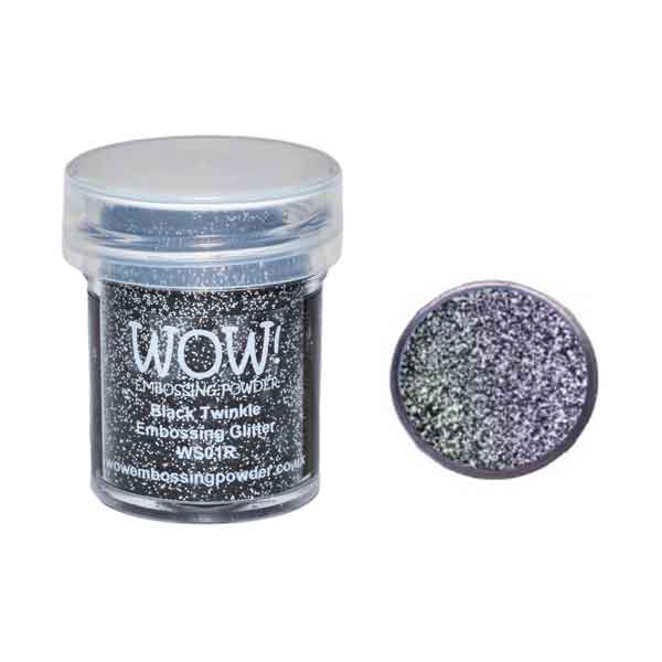 WOW! Black Twinkle Embossing Powder