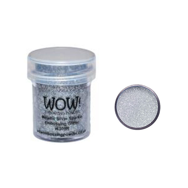 WOW! Metallic Silver Sparkle Embossing Glitter