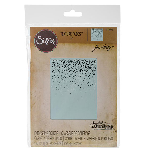 Sizzix - Tim Holtz Texture Fades Embossing Folder - Snowfall/Speckles