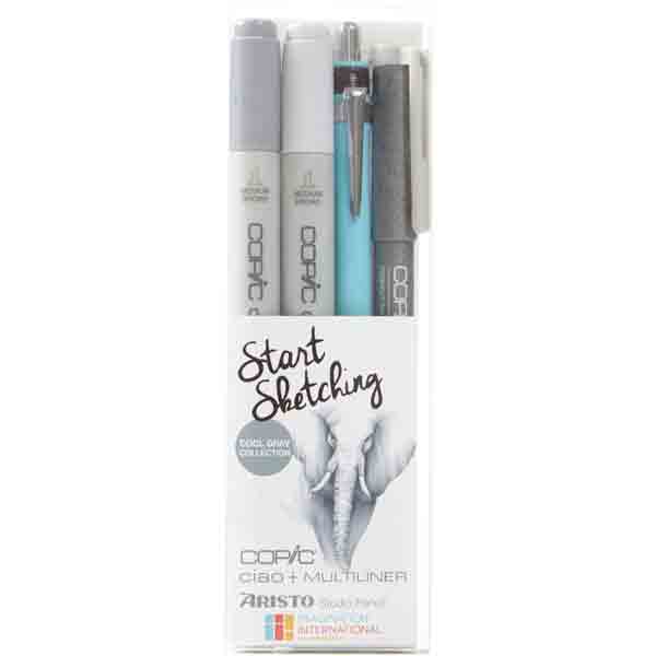 Copic Marker Start Sketching - Cool Gray Collection