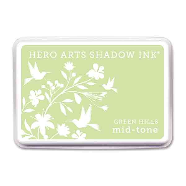 Green Hills Hero Arts Shadow Ink Pad, Mid-tone