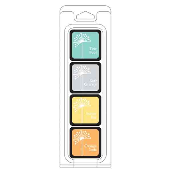 Hero Arts Summer Splash Ink Cubes, 4 pack cubes