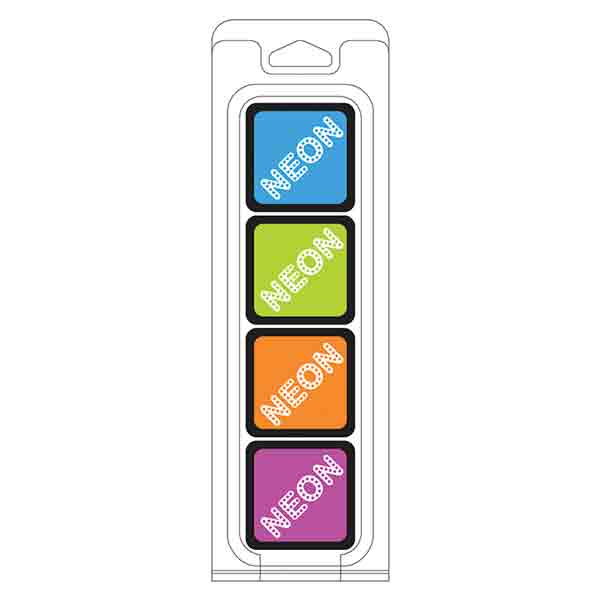 Hero Arts Neon Ink Cubes, 4 pack cubes