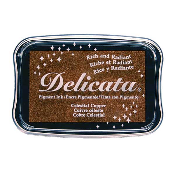 Delicata Pigment Ink Pad – Celestial Copper