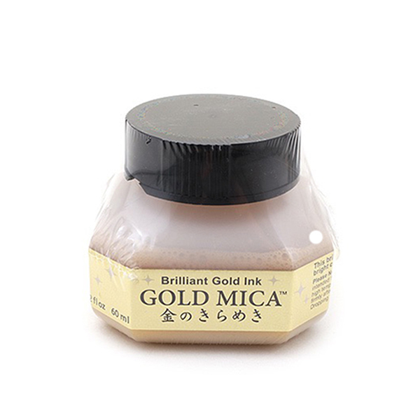 Kuretake Zig Gold Calligraphy Ink - 60 ml Bottle