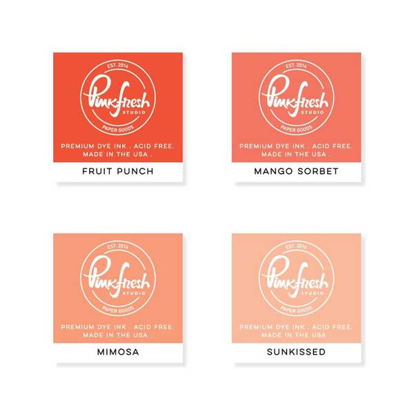 Pinkfresh Studio Premium Dye Ink Cube Pack – Chasing Sunsets