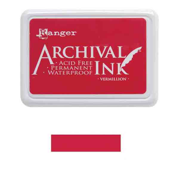 Ranger Vermillion Archival Ink Pad