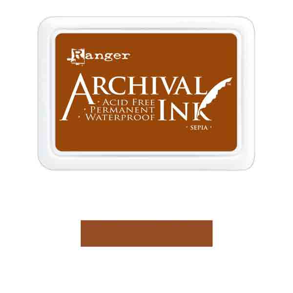 Ranger Sepia Archival Ink Pad