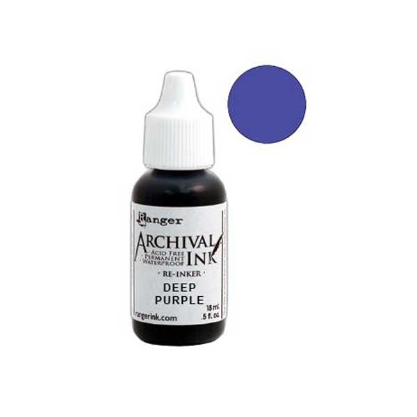 Ranger Archival Ink Pad Reinker - Deep Purple