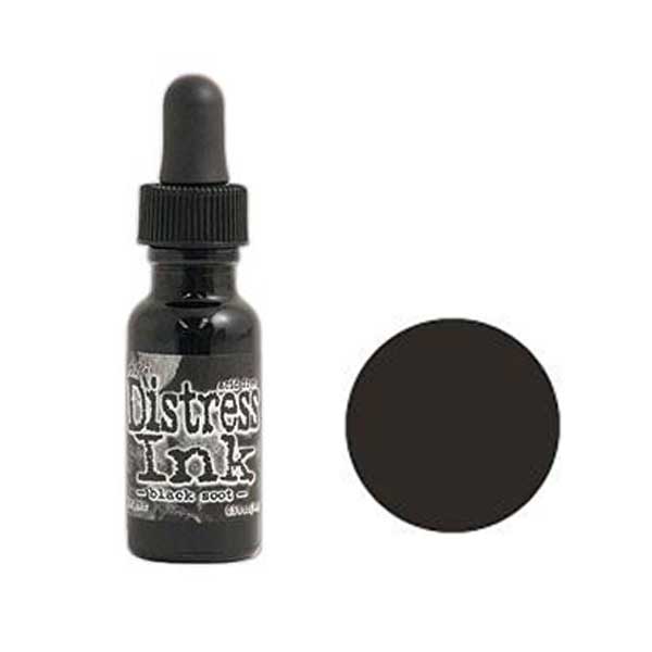 Ranger Tim Holtz Distress Ink Pad Reinker – Black Soot