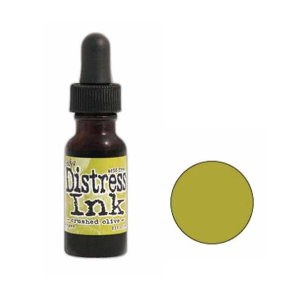 Ranger-Tim Holtz Distress Ink Pad Reinker – Crushed Olive