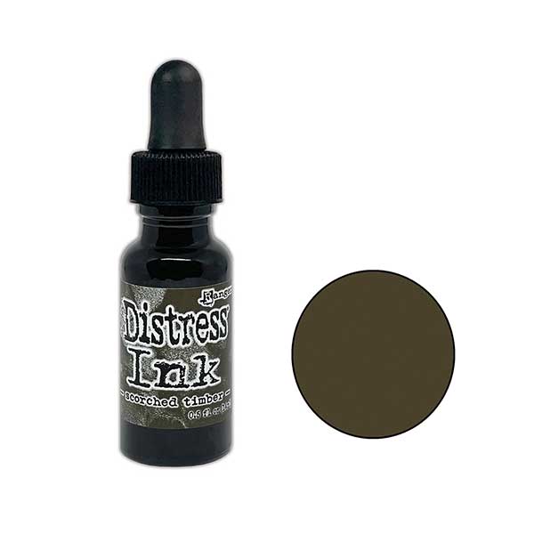 Tim Holtz Distress Ink Pad Reinker - Scorched Timber