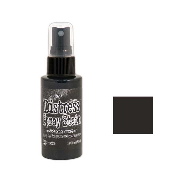 Tim Holtz Distress Spray Stain – Black Soot