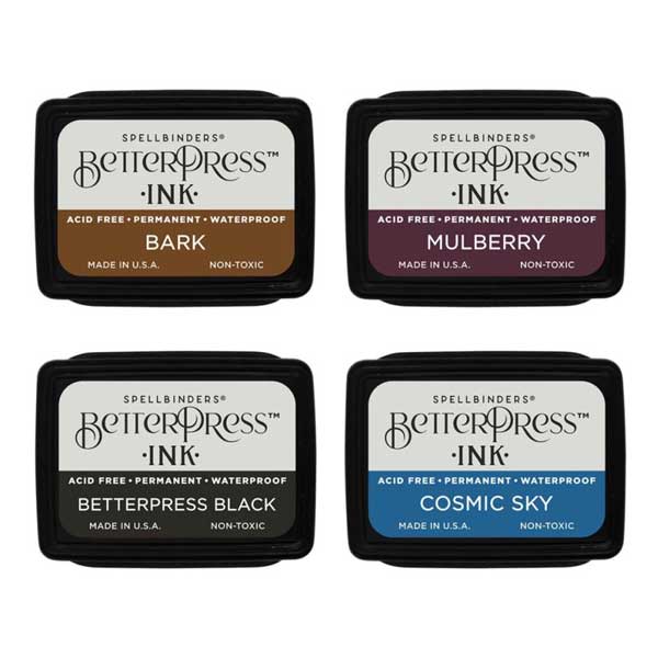 Spellbinders BetterPress Mini Ink Set - Regal Tones