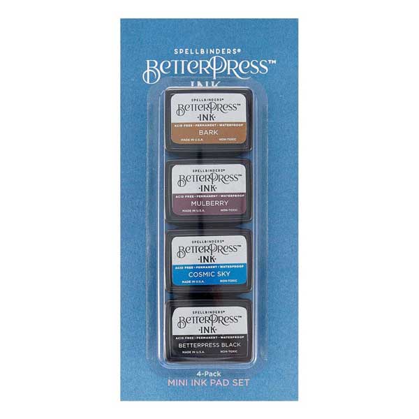 Spellbinders BetterPress Mini Ink Set - Regal Tones