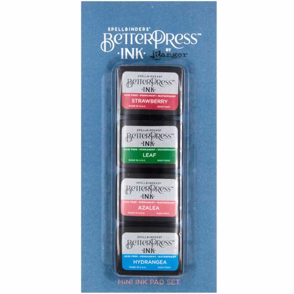 Spellbinders BetterPress Mini Ink Set – Flower Garden