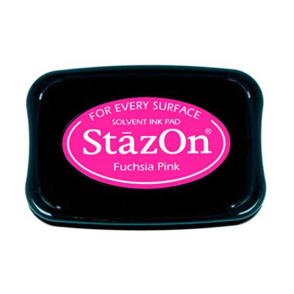 Fuchsia Pink StazOn Solvent Ink Pad