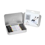 Winsor & Newton Watercolor Marker Set, 6 colors