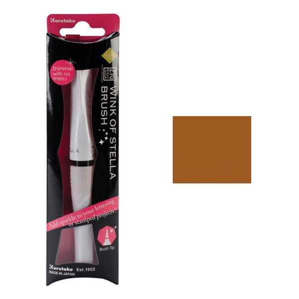 ZIG Wink of Stella Glitter Brush Marker - Brown