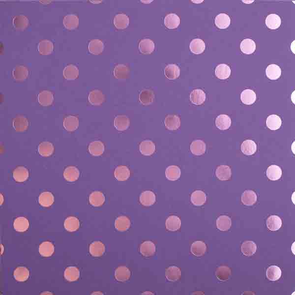 Bazzill Polka Dot Foil Cardstock - Gummy Bear