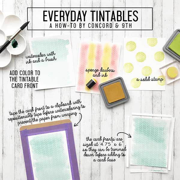 Concord &amp; 9th Everyday Tintables Card Pack