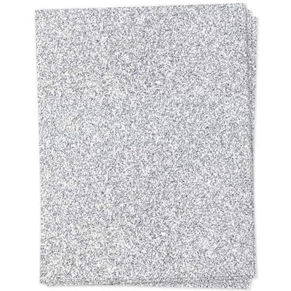 Concord &amp; 9th Glitter Paper - Silver