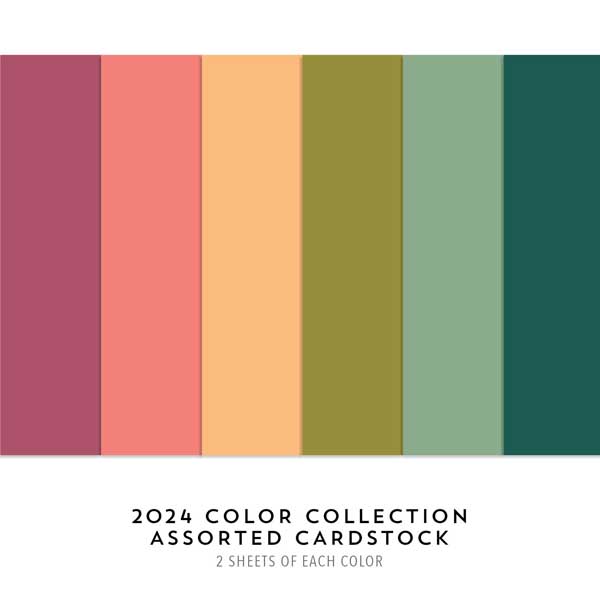 Concord &amp; 9th 2024 Color Collection Assorted Cardstock Pack