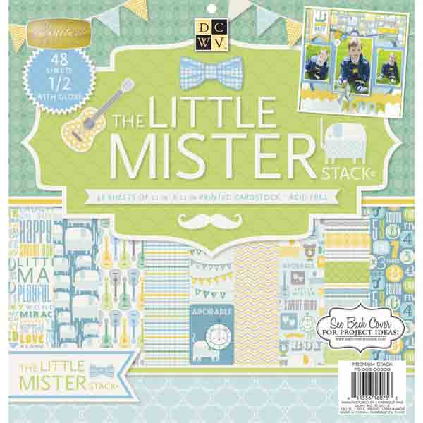 DCWV Cardstock Stack - The Little Mister