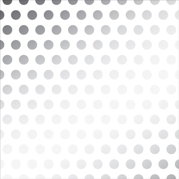 DIY Shop Silver Foil Dot On Vellum - 12&quot; x 12&quot;