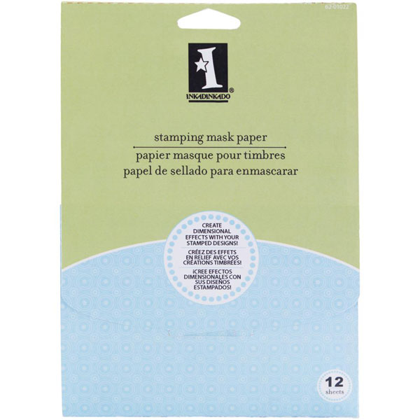 Inkadinkado Stamping Mask Paper