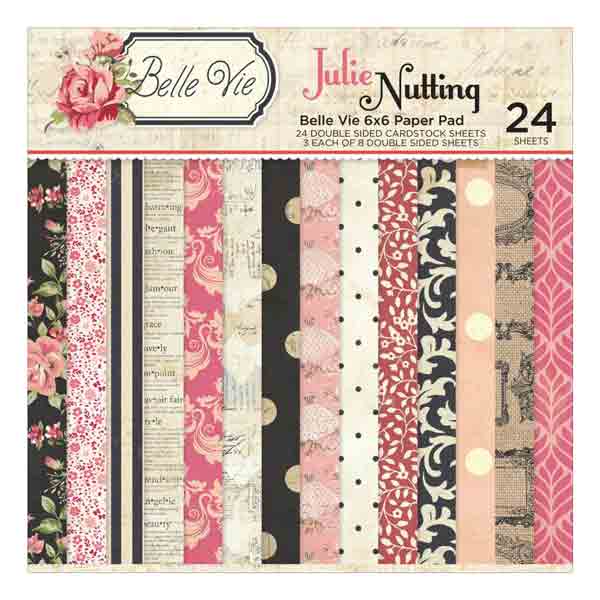 Belle Vie - Julie Nutting Paper Pad - 6&quot; x 6&quot;