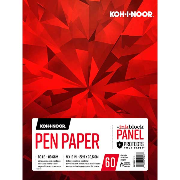 Koh-I-Noor Pen Paper Pad - 9&quot; x 12&quot;