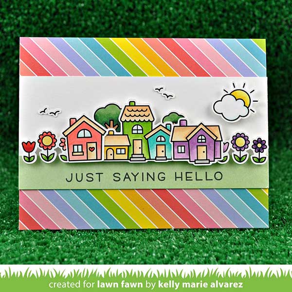 Lawn Fawn Really Rainbow Petite Paper Pack - 6&quot; x 6&quot;