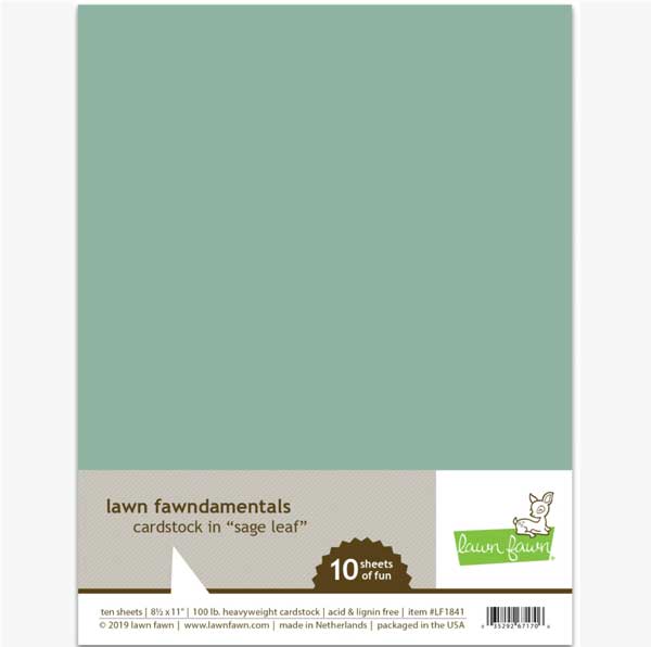 Lawn Fawn Cardstock - Sage