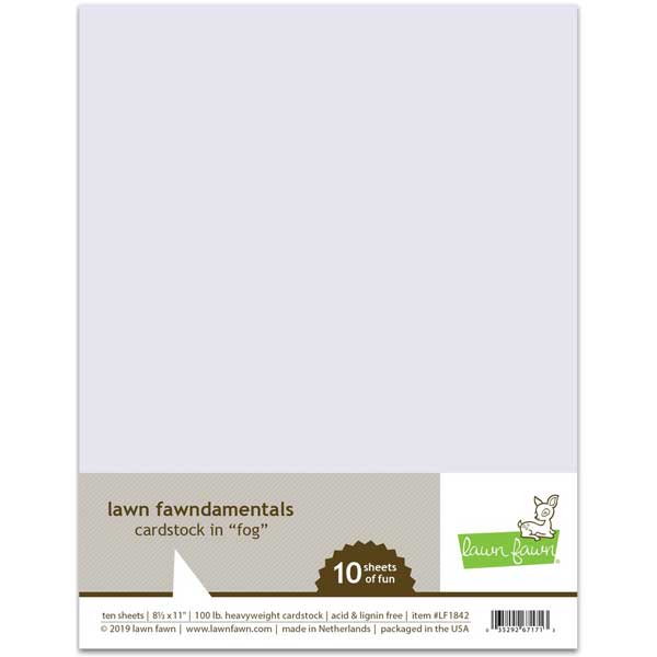 Lawn Fawn Cardstock - Fog