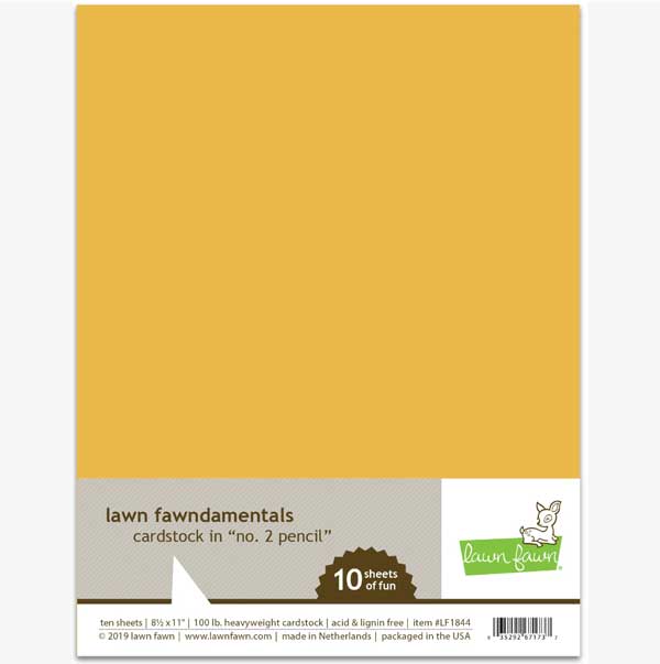 Lawn Fawn No. 2 Pencil Cardstock